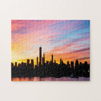 New York City Sunrise - 30 Jahre Timelapse Puzzle