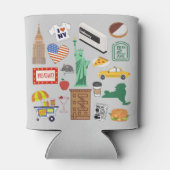 New York City Symbole Dosenkühler (Rückseite)
