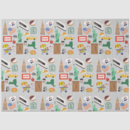 New York City Symbole Seidenpapier