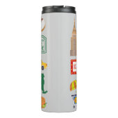 New York City Symbole Thermosbecher (Rückseite)