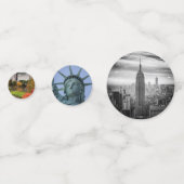 New York City Table Konfetti (Rückseiten)