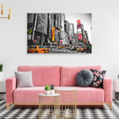 "New York City" Taxi Cabs City Hustle Wall Art Leinwanddruck (Insitu (Wohnzimmer))