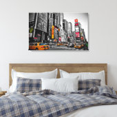 "New York City" Taxi Cabs City Hustle Wall Art Leinwanddruck (Insitu (Schlafzimmer))