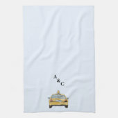 New York City Taxi Hochzeitsgeschenk Geschirrtuch (Vertikal)