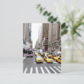 New York City Taxis Postkarte (Stehend Vorderseite)