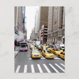 New York City Taxis Postkarte