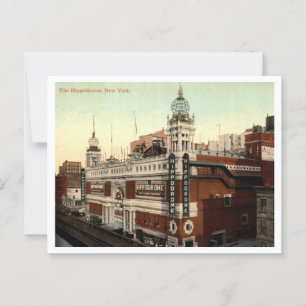 New York City, The Hippodrome, 1910er Jahre Vintag Postkarte