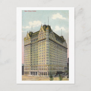 New York City, The Plaza Hotel, circa 1910 Vintage Postkarte