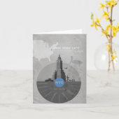 New York City Thema Karte (Gelbe Blume)