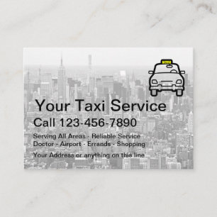 New York City Thema Visitenkarte