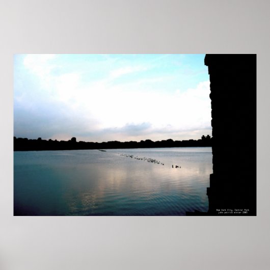 New York City Thirst, Central Park Poster (Vorne)