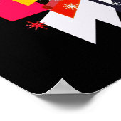 New York City, Time Sqaure Reiseplakat Poster (Ecke)