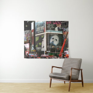 New York City Times Square Fotografy Tapestory Wandteppich