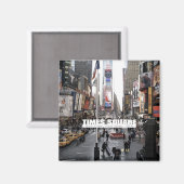 New York City Times Square Kühlschrankmagnet (Vorderseite/Rückseite)