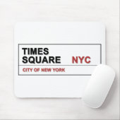 New York City Times Square Mousepad (Mit Mouse)