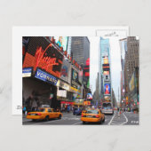 New York City Times Square Postkarte (Vorne/Hinten)