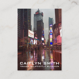 New York City Times Square Travel Tourism Foto NY Visitenkarte