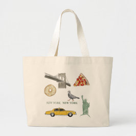 New York City Tote Bag Jumbo Stoffbeutel