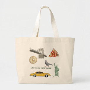 New York City Tote Bag Jumbo Stoffbeutel