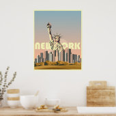 New York City Touristik Poster, Retro-Design, Stat Poster (Küche)