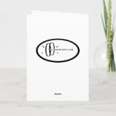 New York City Tower Grußkarte Karte (Rückseite)