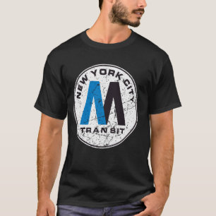 New York City Transit MTA U-Bahn Retro New Y T-Shirt