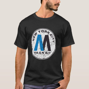 New York City Transit MTA U-Bahn Retro New Y T-Shirt