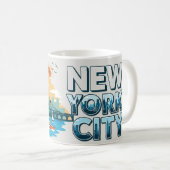 New York City Traum Tasse (VorderseiteRechts)