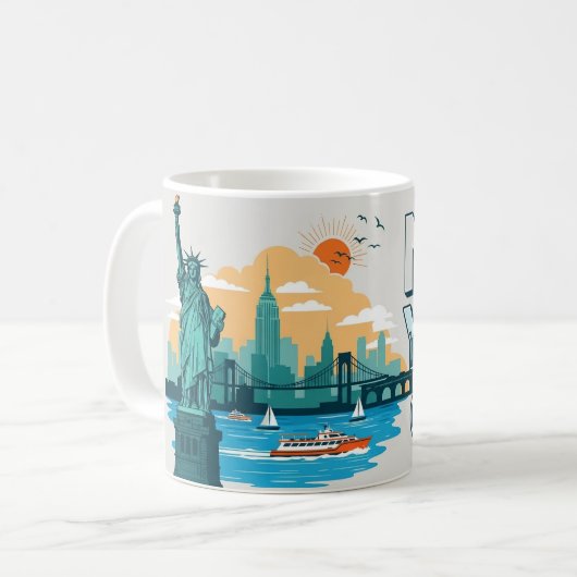 New York City Traum Tasse (Vorderseite Links)
