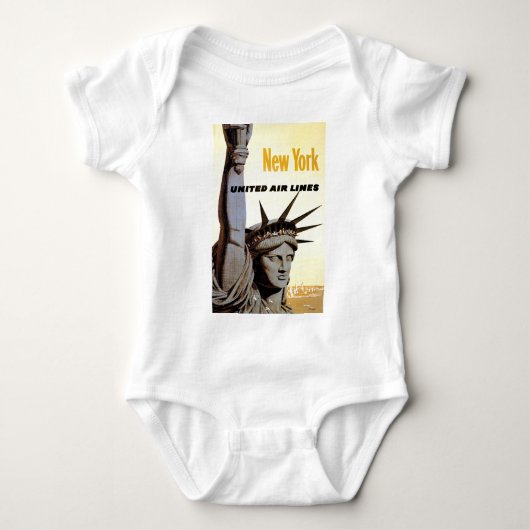 New York City Travel Baby Strampler (Vorderseite)