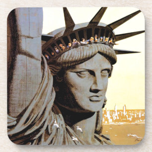 New York City Travel Getränkeuntersetzer