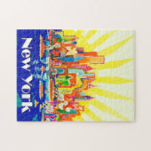 New York City Travel Poster Puzzle (Horizontal)