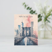 New York City Travel Postkarte (Stehend Vorderseite)
