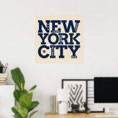 New York City Typografy Poster (Heimbüro)