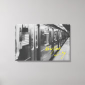 New York City U-Bahn-Stretched Canvas Print Leinwanddruck (Vorderseite)