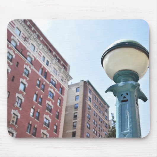 New York City Upper West Side Apartment Gebäude Mousepad (Vorne)