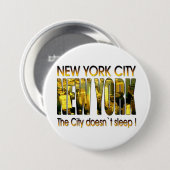 New York City USA Button (Vorne & Hinten)