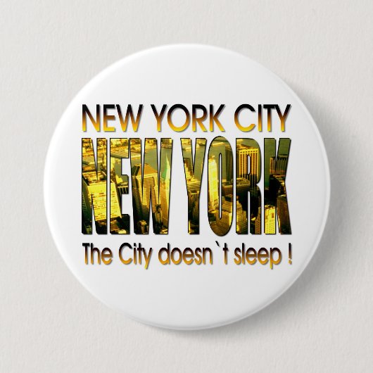 New York City USA Button (Vorderseite)