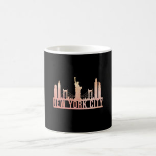 New York City USA City Cityscape Skyline Funny Gif Kaffeetasse