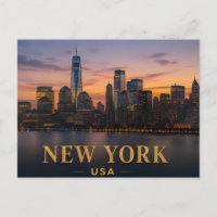 New York City USA Ikonische Skyline Reiseziel