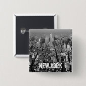 New York City USA Skyline 1987 Button (Vorne & Hinten)