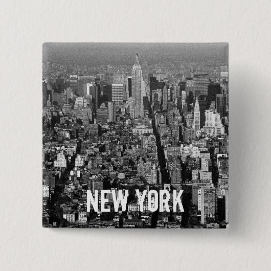 New York City USA Skyline 1987 Button (Vorderseite)