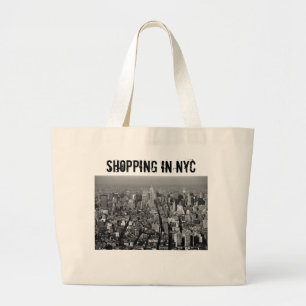 New York City USA Skyline 1987 Jumbo Stoffbeutel