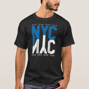 New York City USA Text T - Shirt