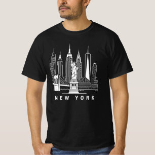 New York City Vantage NYC Skyline remains the same T-Shirt