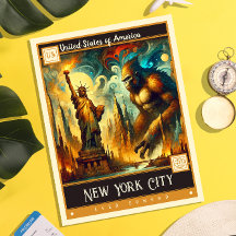 New York City, Vereinigte Staaten | Vintage Malere