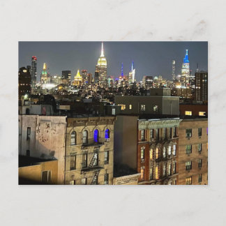 New York City View/East Village. Postkarte