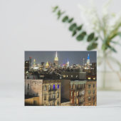New York City View/East Village. Postkarte (Stehend Vorderseite)