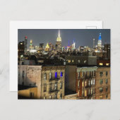 New York City View/East Village. Postkarte (Vorne/Hinten)