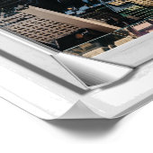 New York City View Fake mit Blinds Poster (Ecke)